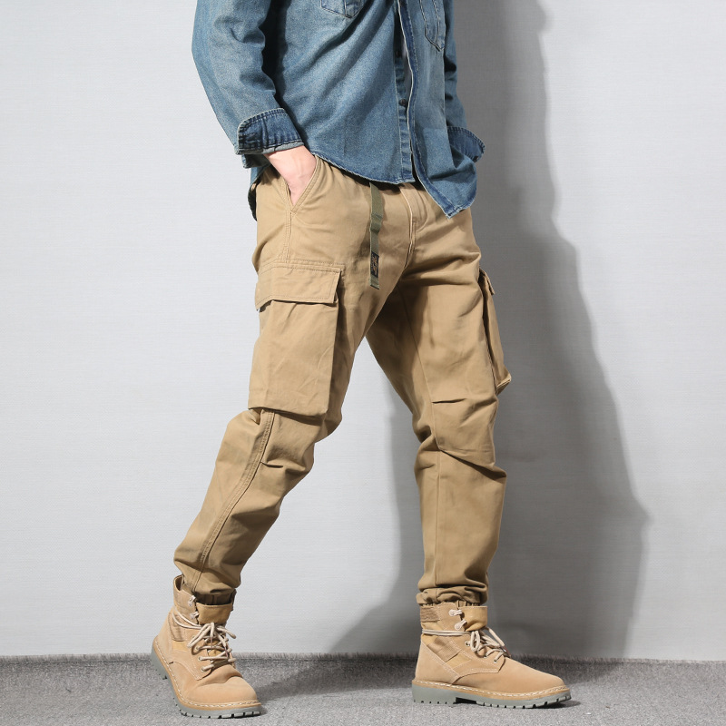 Fashion American Multi-pocket Cargo Pants Men 5