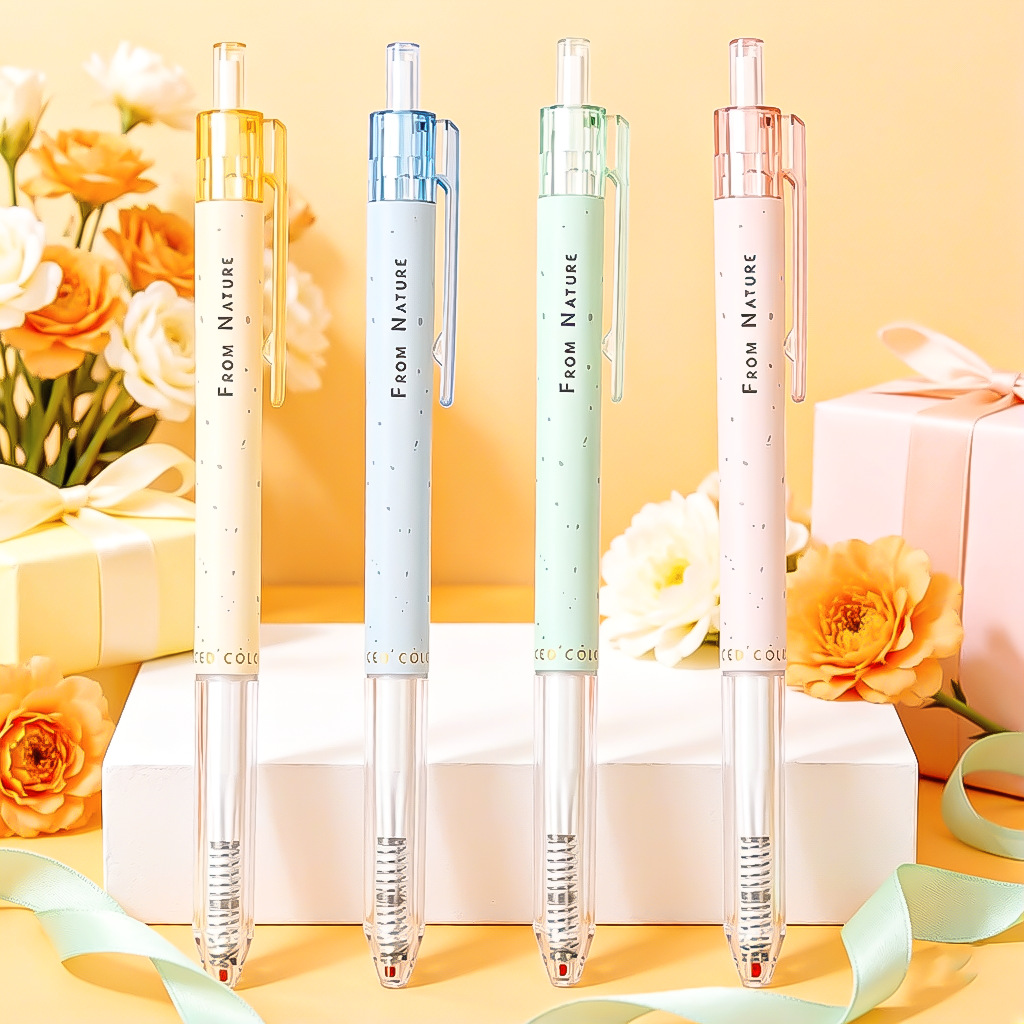 INS Minimalist Needle-tip Quick-drying Retractable Ballpoint Pen