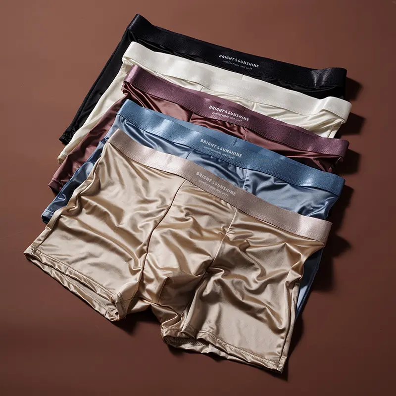 Mens Underwear 10A Antibacterial Crotch Boxer Briefs