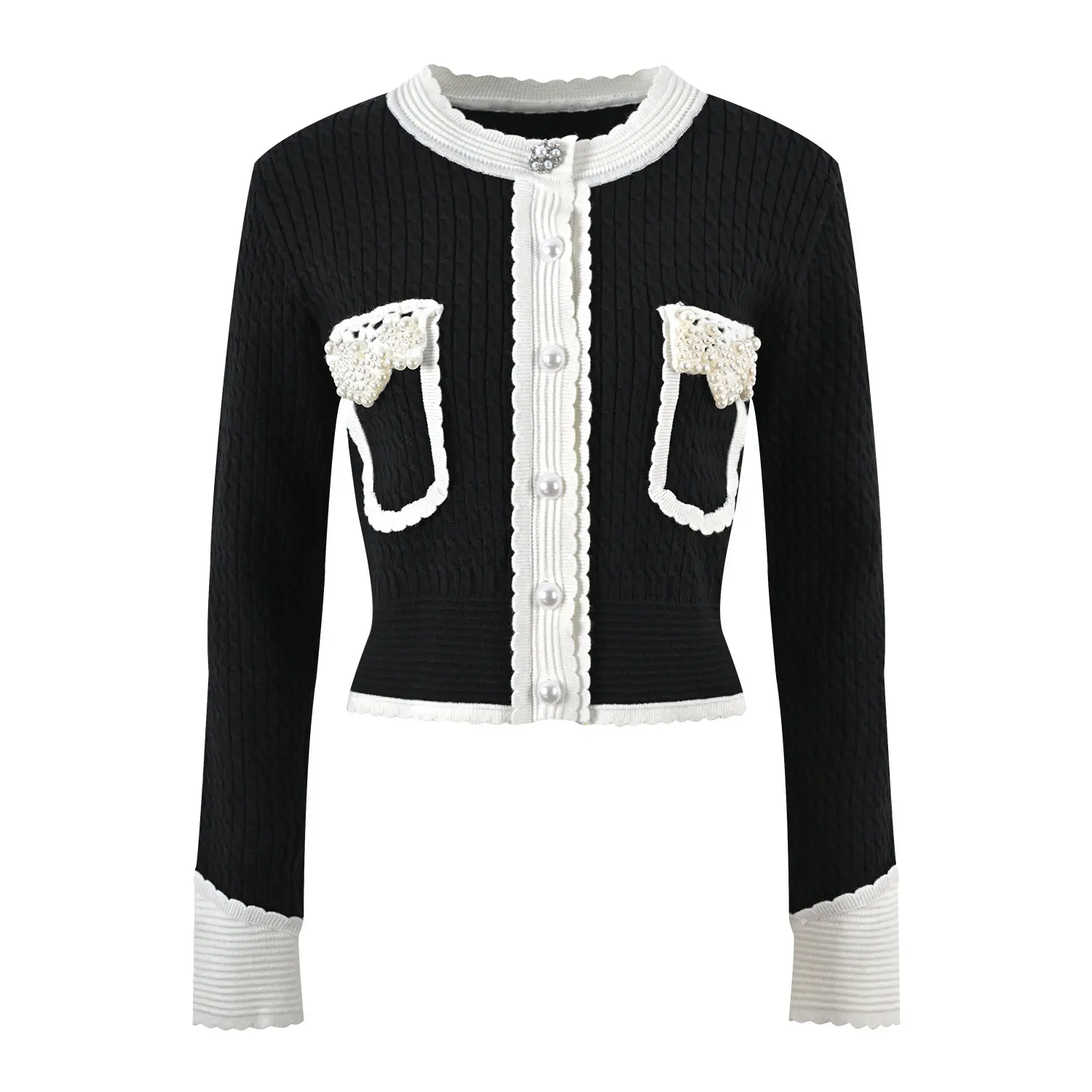 Elegant Socialite Top With Intricate Beadwork