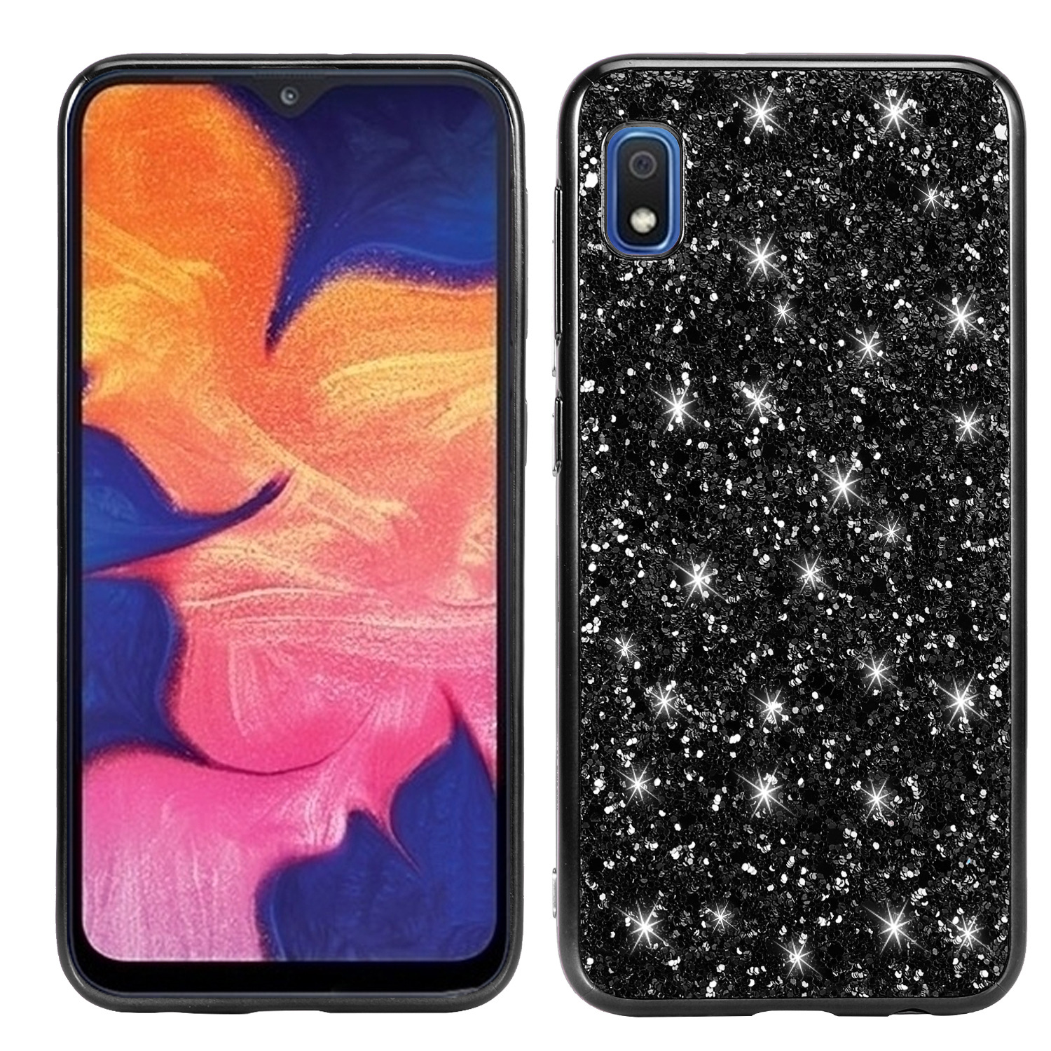 Suitable For S20 Plus Glitter Paste Leather Phone Case - Image 6