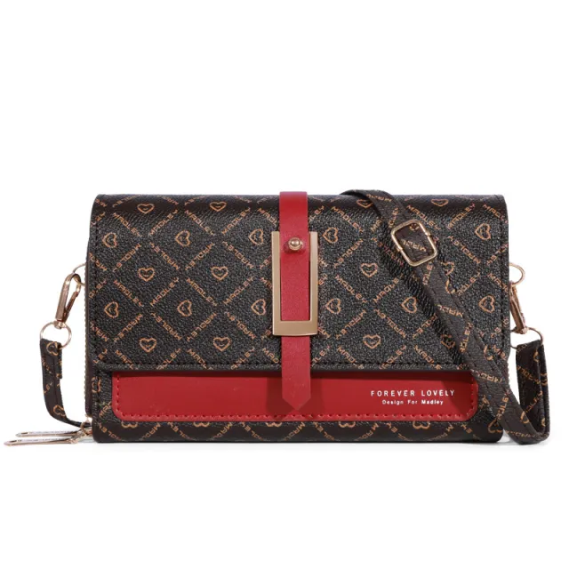 Mini Fashion Zipper Long Ladies Wallet Red - Shop at LoveMi