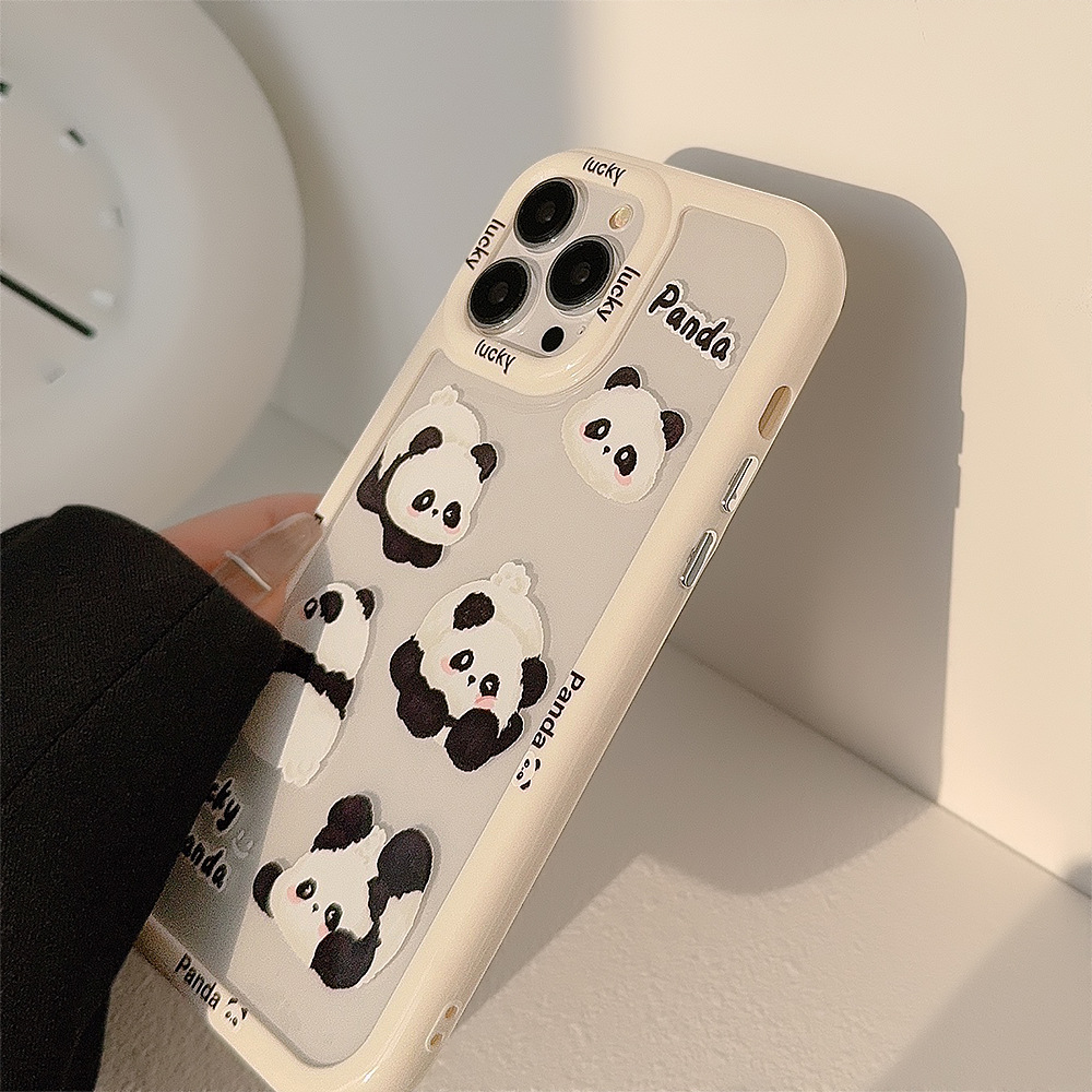 Cute Little Panda themed Shatterproof Phone Case