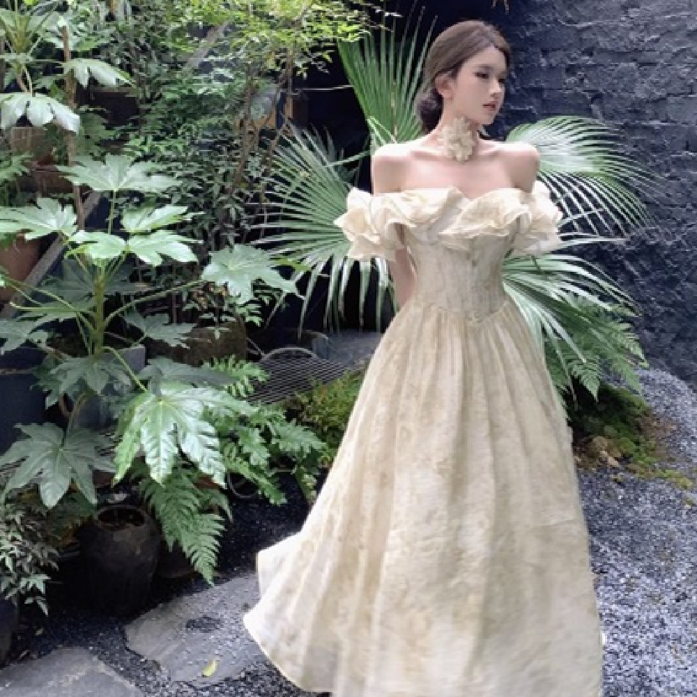 Silk Long Dress