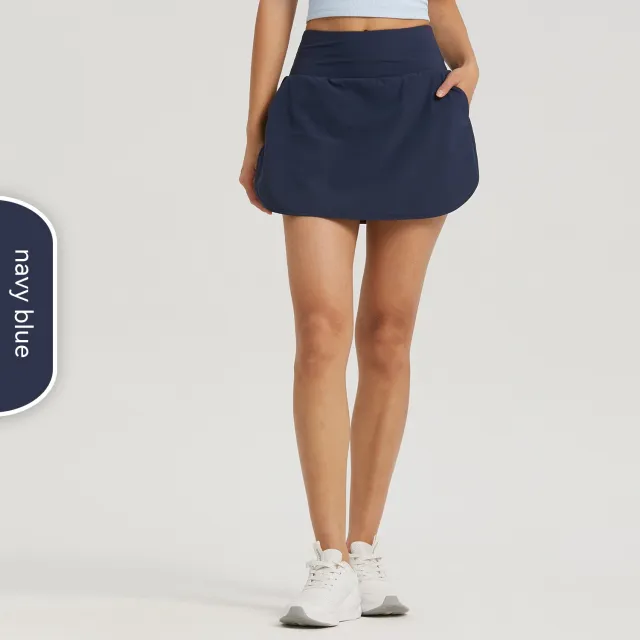 Women's Cool Sunscreen Tennis Sports Yoga Culottes Navy Blue - Shop at LoveMi