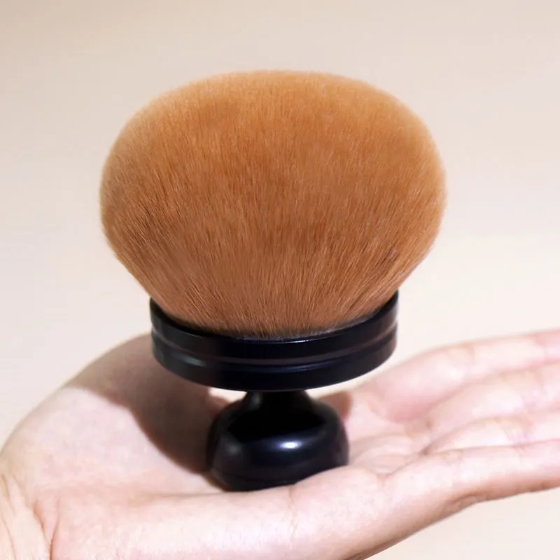 Multifunctional Neck Body Powder Powder Brush Oversized Soft Makeup Brush - Black Handle