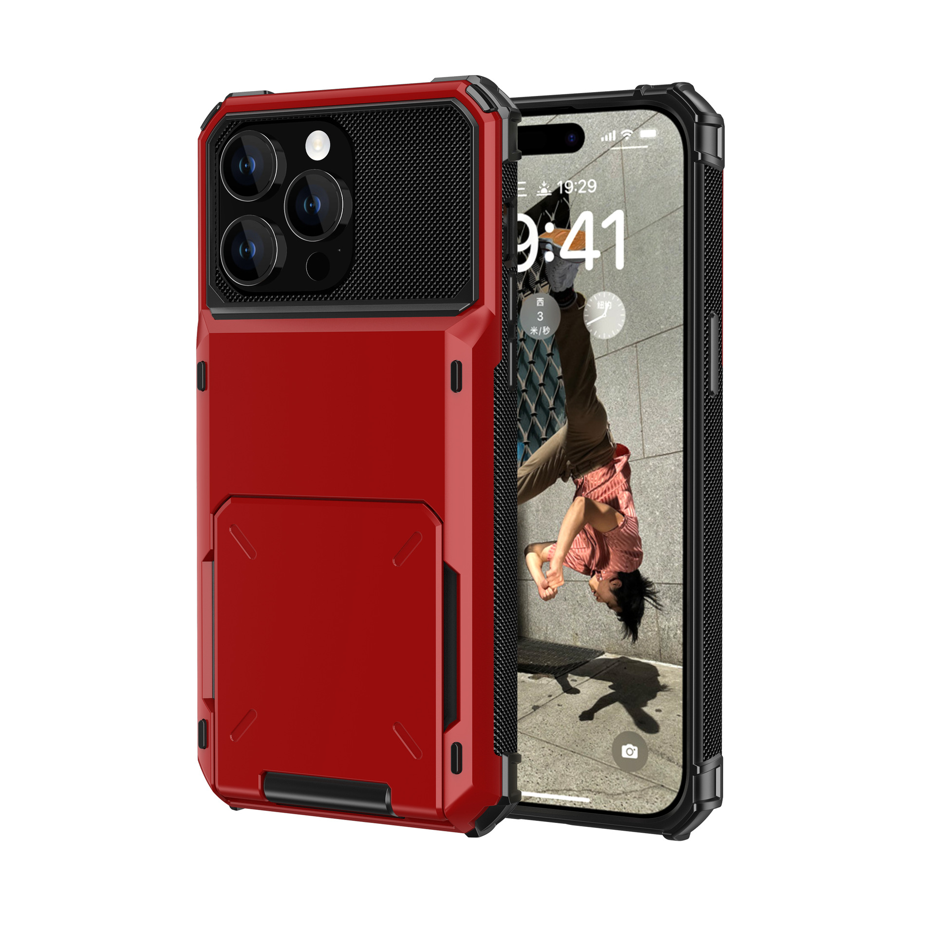 Fashionable Casual Flip Cover Shock-proof Phone Case 3