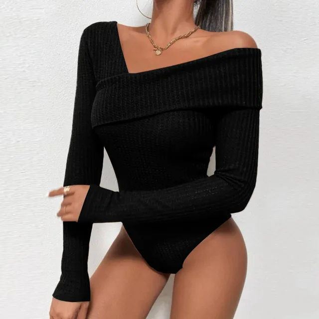 Women's Off shoulder Slim Fit Jumpsuit Black - Shop at LoveMi