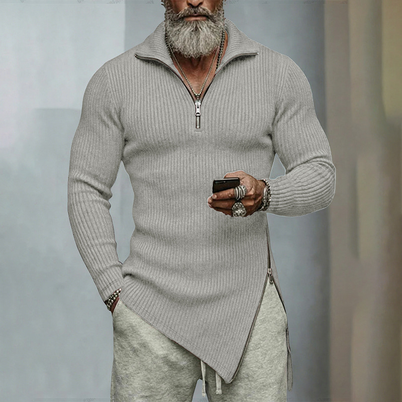 Men's Long-sleeve Stretchy Sweat-wicking Fitted