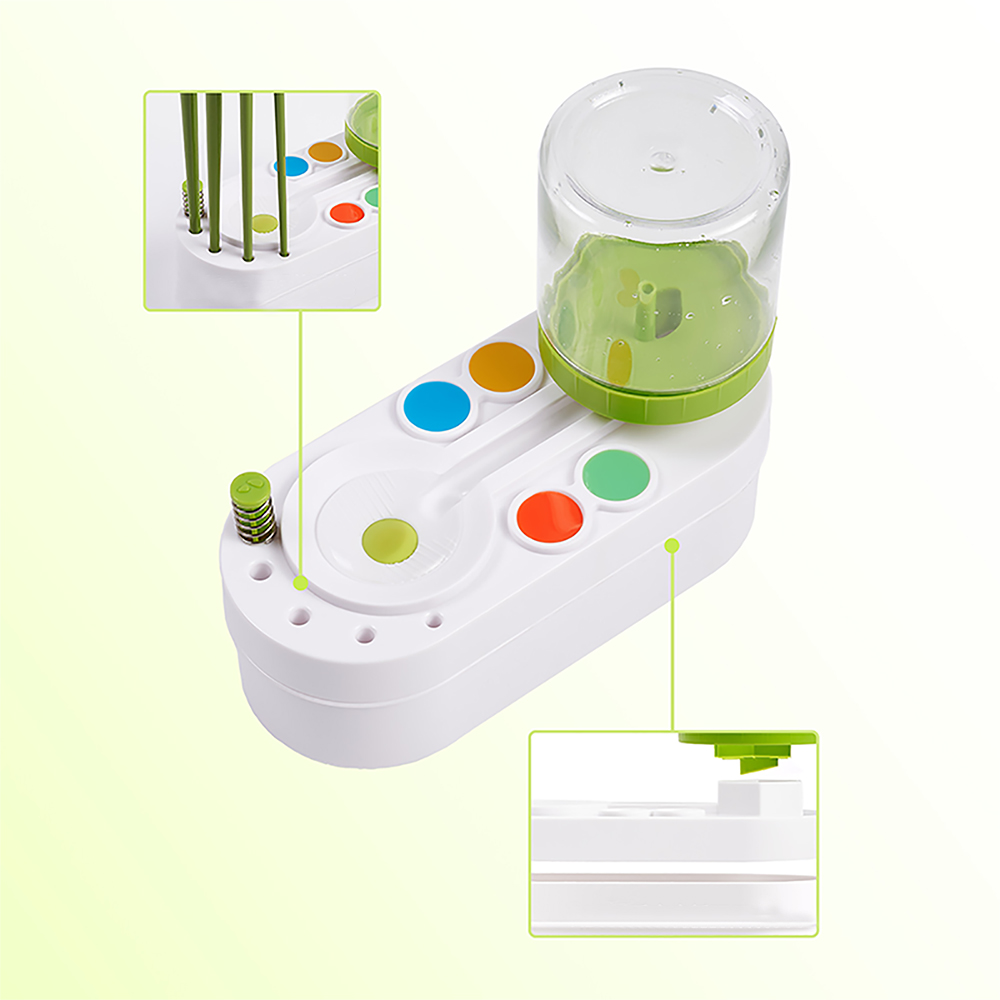 Writing Brush Painting Brush Cleaning Device Water Circulation Scourer
