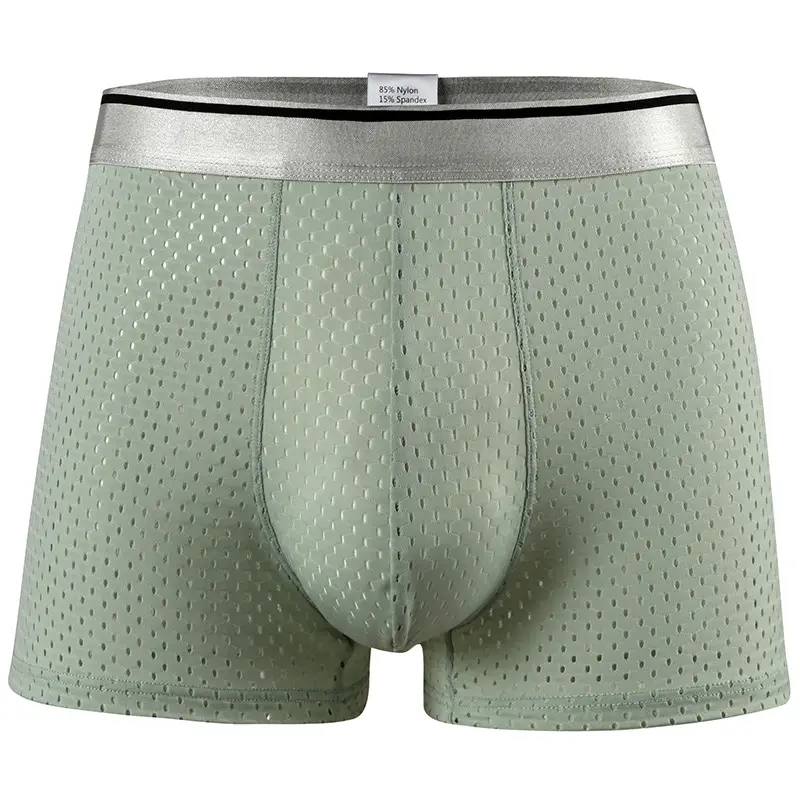 Men's Underwear Boxer Men's Ice Silk Thin Honeycomb Mesh
