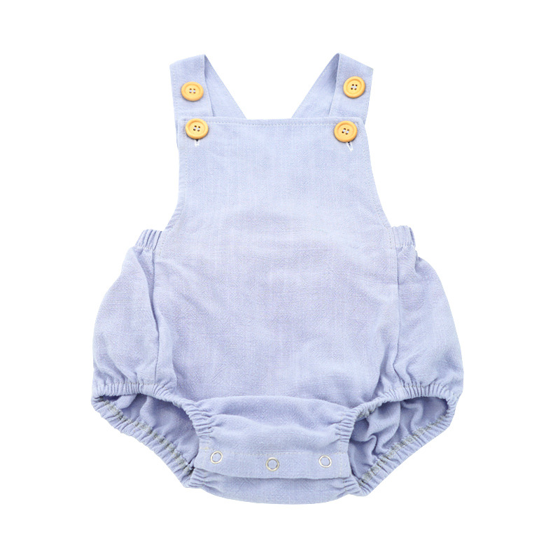 Title 6, Solid Color Linen Boy Gentleman Suspender Bodys...