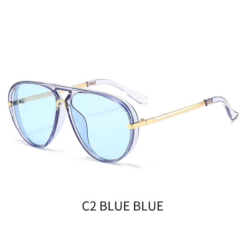 Large-frame Sunglasses Frog-style Shades