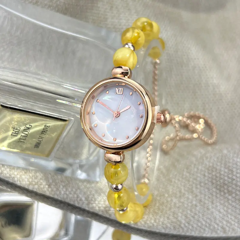 Pearl Bracelet Womens Quartz Watch Niche Light-luxury