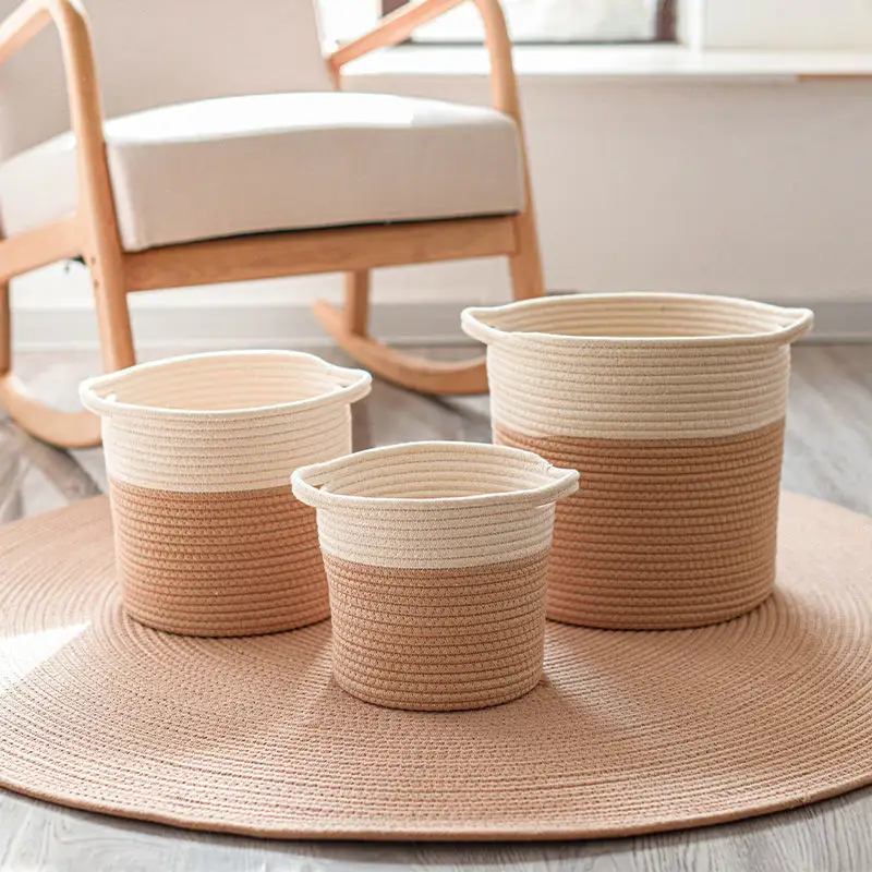 Storage Basket Dirty Clothes Toy Hand-woven