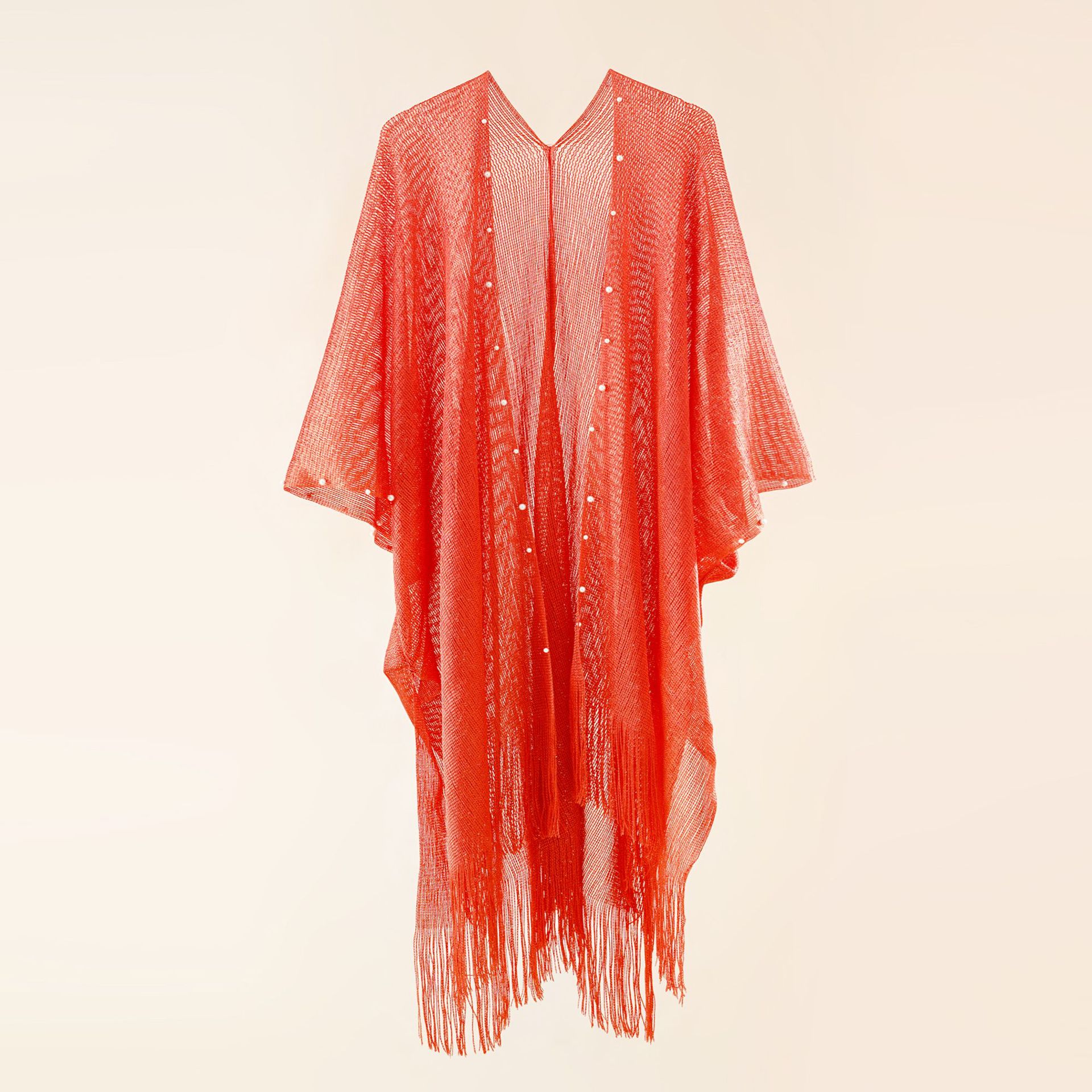 Nail Pearl Beach Shawl Cardigan Mid-length - Image 10