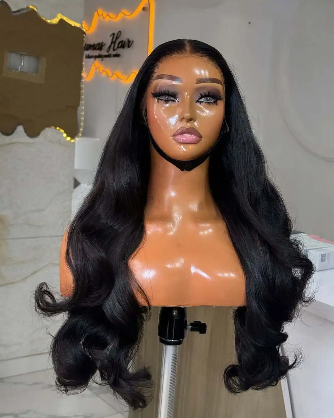 Lady AI-enhanced HD Purebred Wavy Hair