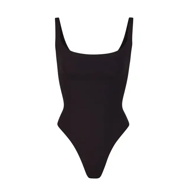 Pure Color Tight Corset Jumpsuit Vest Women's Slim Fit Slimming Inner Bottoming Top Sling Black - Shop at LoveMi