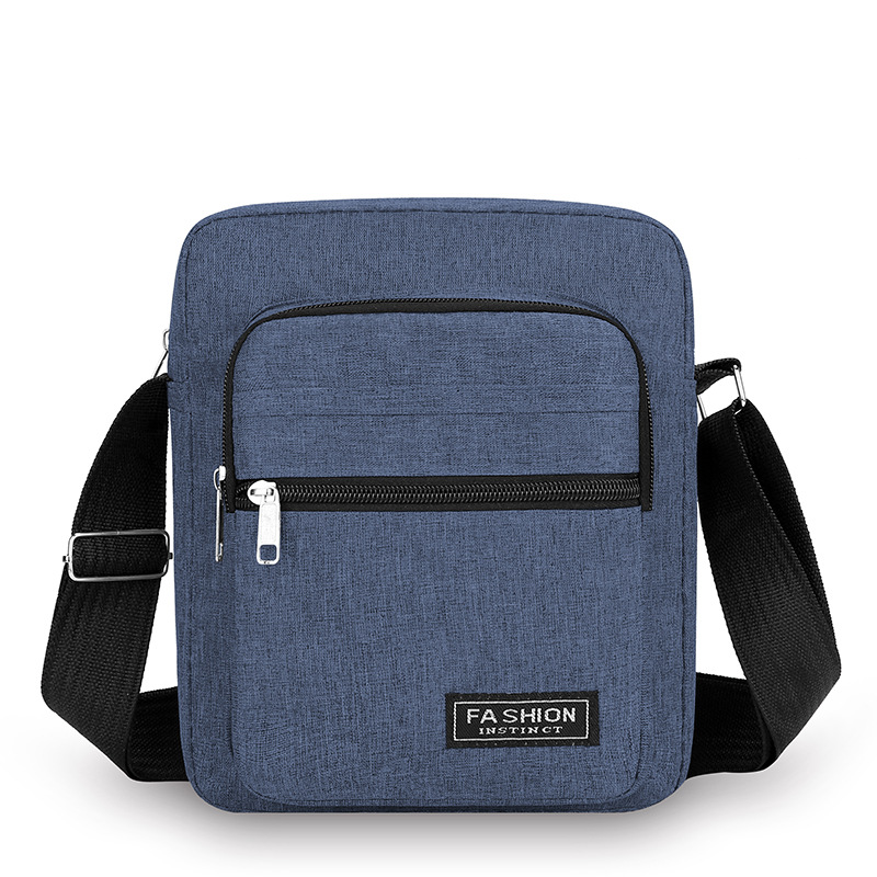 Korean-style Casual Multi-layered Large-capacity Single-shoulder Crossbody Bag For Men