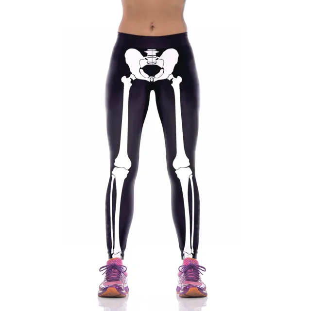 Digital Printed Sports Pants Zombie Bride Tight Elastic Pants 8Style L - Shop at LoveMi
