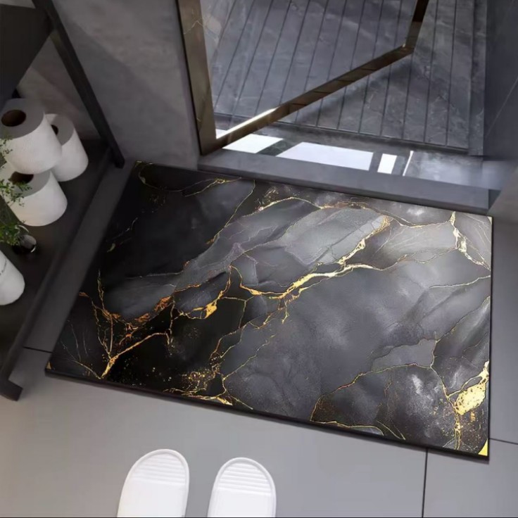 Non Slip Bathroom Floor Mat Durable Stain Resistant And Easy To Clean Foot Pad