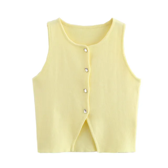 Women's New European And American Street Style Polyester Sweater Yellow - Shop at LoveMi