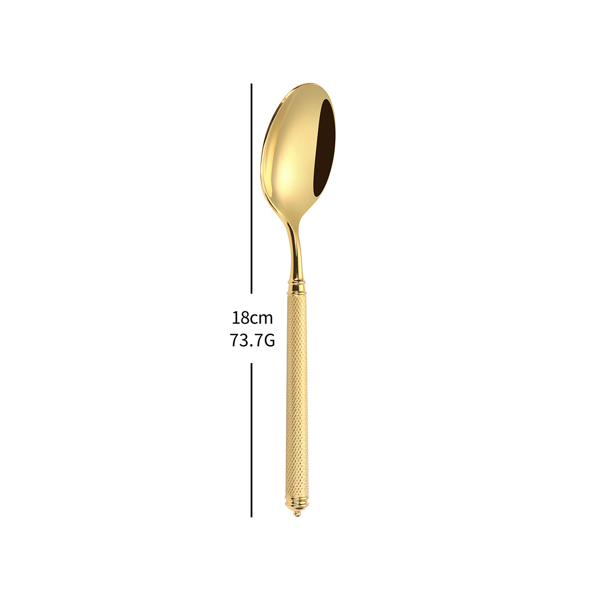 Golden Dessert Spoon