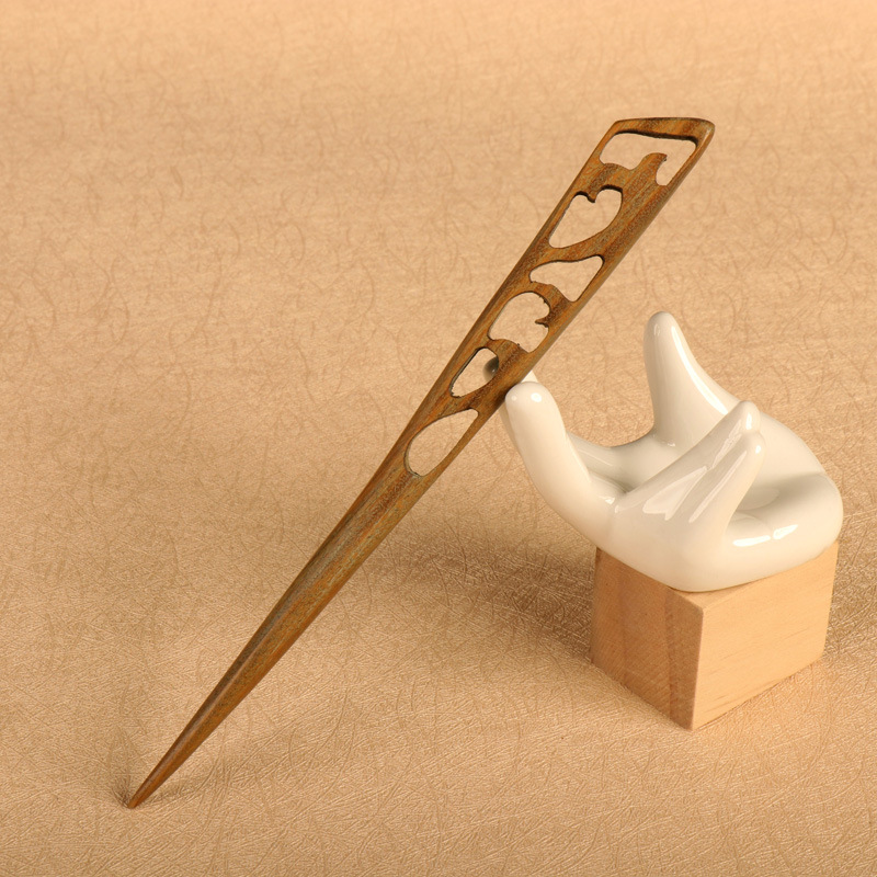 Green Sandalwood Hairpin Hairpin Antiquity Hair Clasp 25