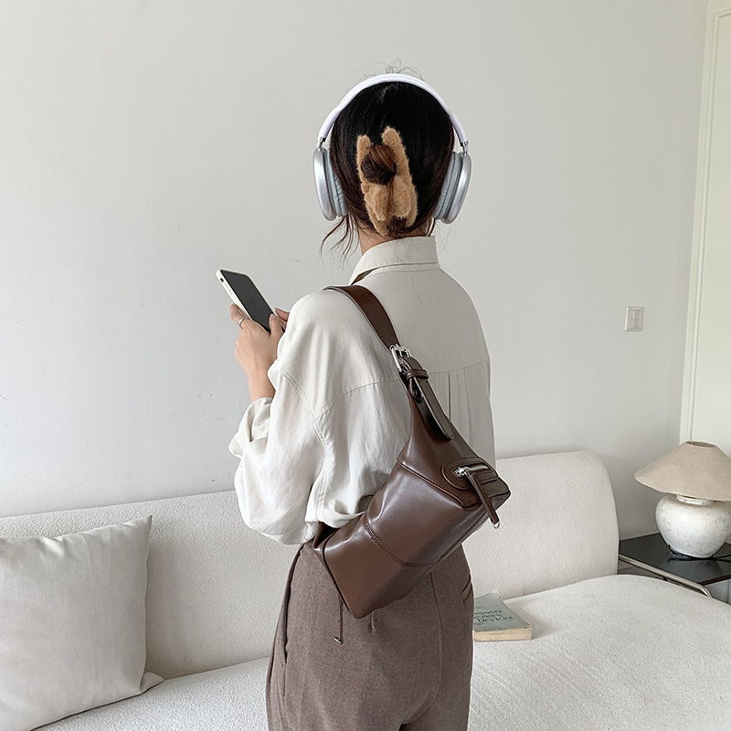 PU Zip Crossbody Bag