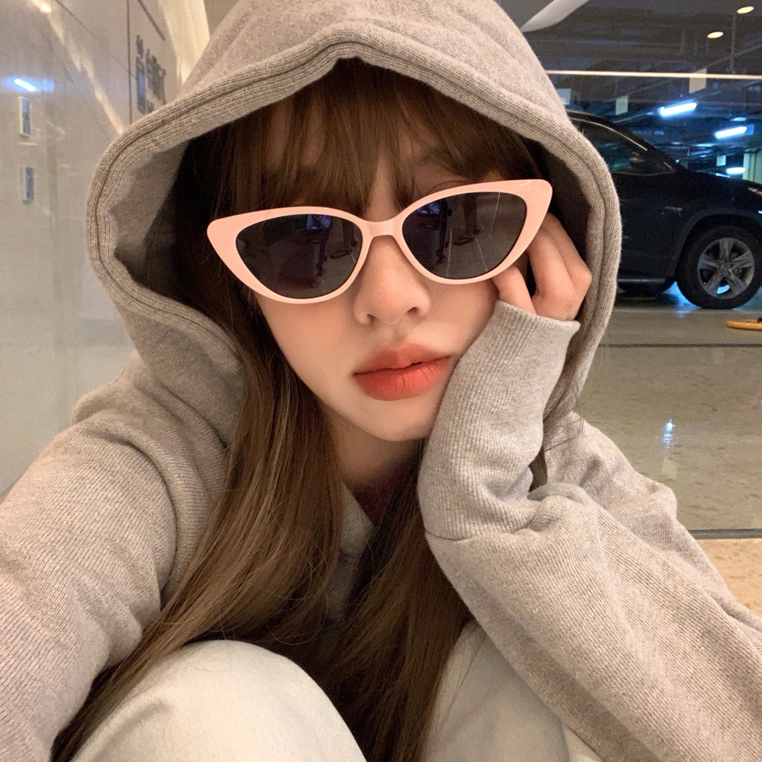 Pink Cats' Eye Sunglasses Women - Image 18
