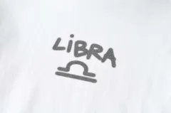T-shirt Slim Fit Zodiac Fit Cut Rib Midriff-baring Top Cute Kawaii - Libra - View 1