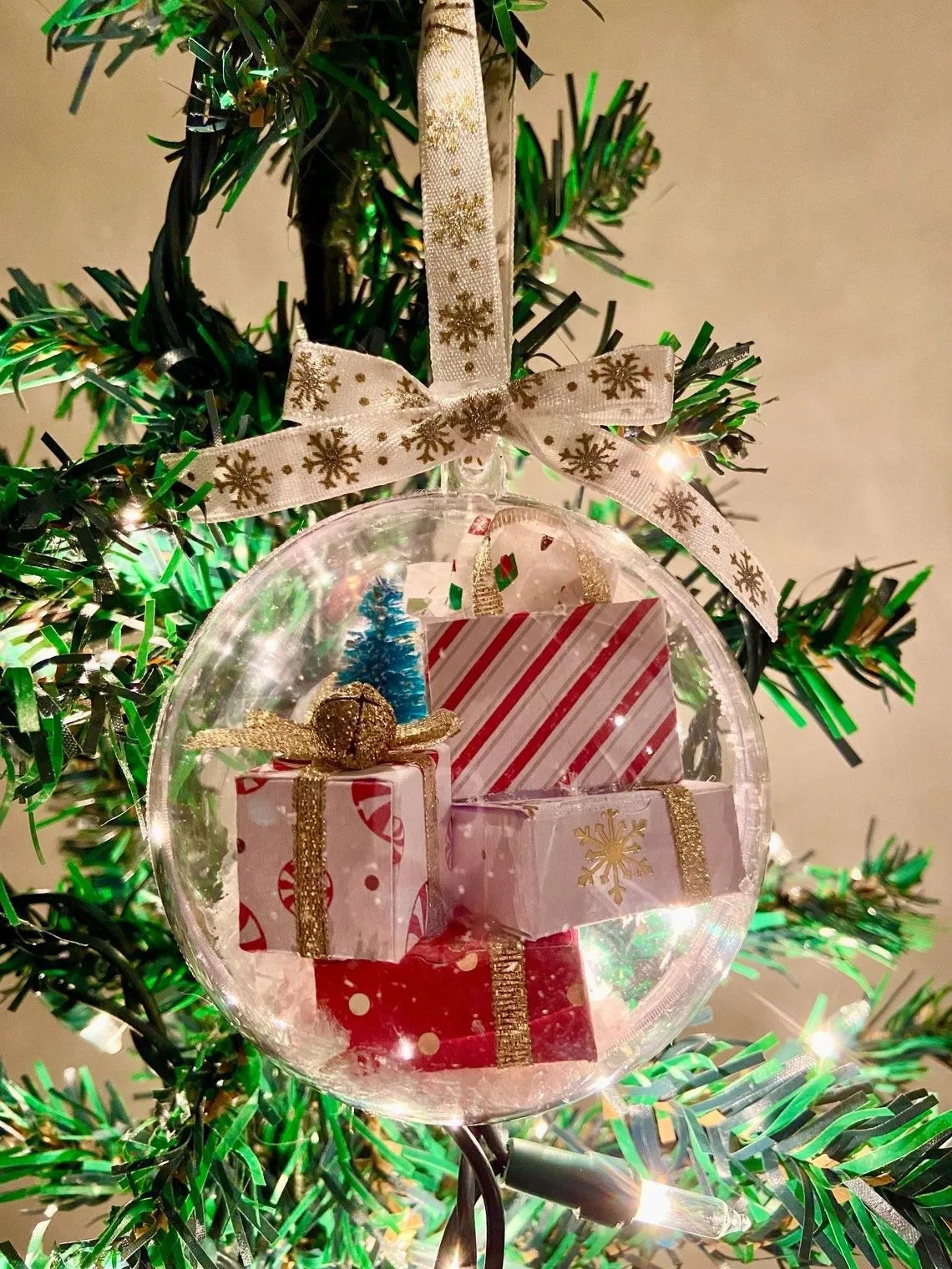 Christmas Tree Decoration Transparent Ball Hanging Decoration Scene Layout Hanging Decoration – image 7