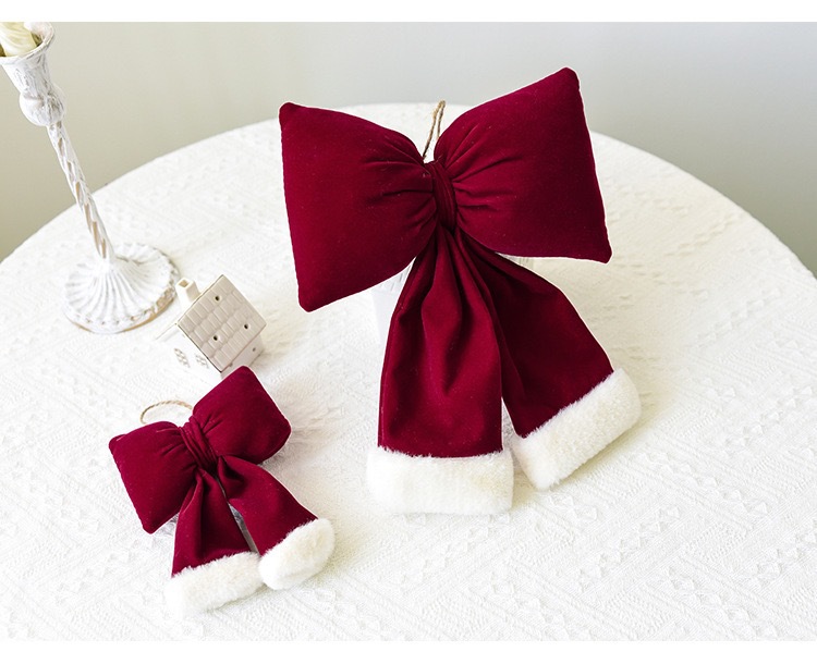 Title 3, Christmas Large Lint Bowknot Three-dimensional ...