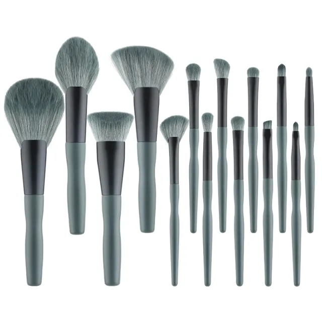 New 14 Banana Makeup Brushes Suit 14 Plantains Opp Bag - Shop at LoveMi