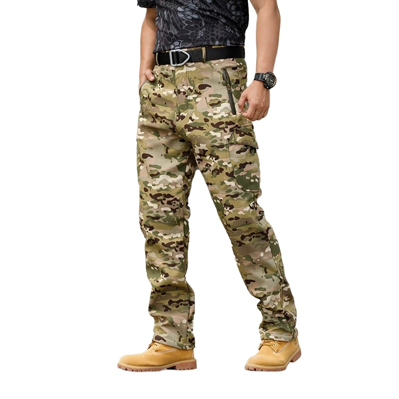 Outdoor Hiking Fleece-Lined Warm Casual Multi-Functional Waterproof And Wear-Resistant Workwear Tactical Pants F4f39436 D7c0 46db A413 795f0a83e60c