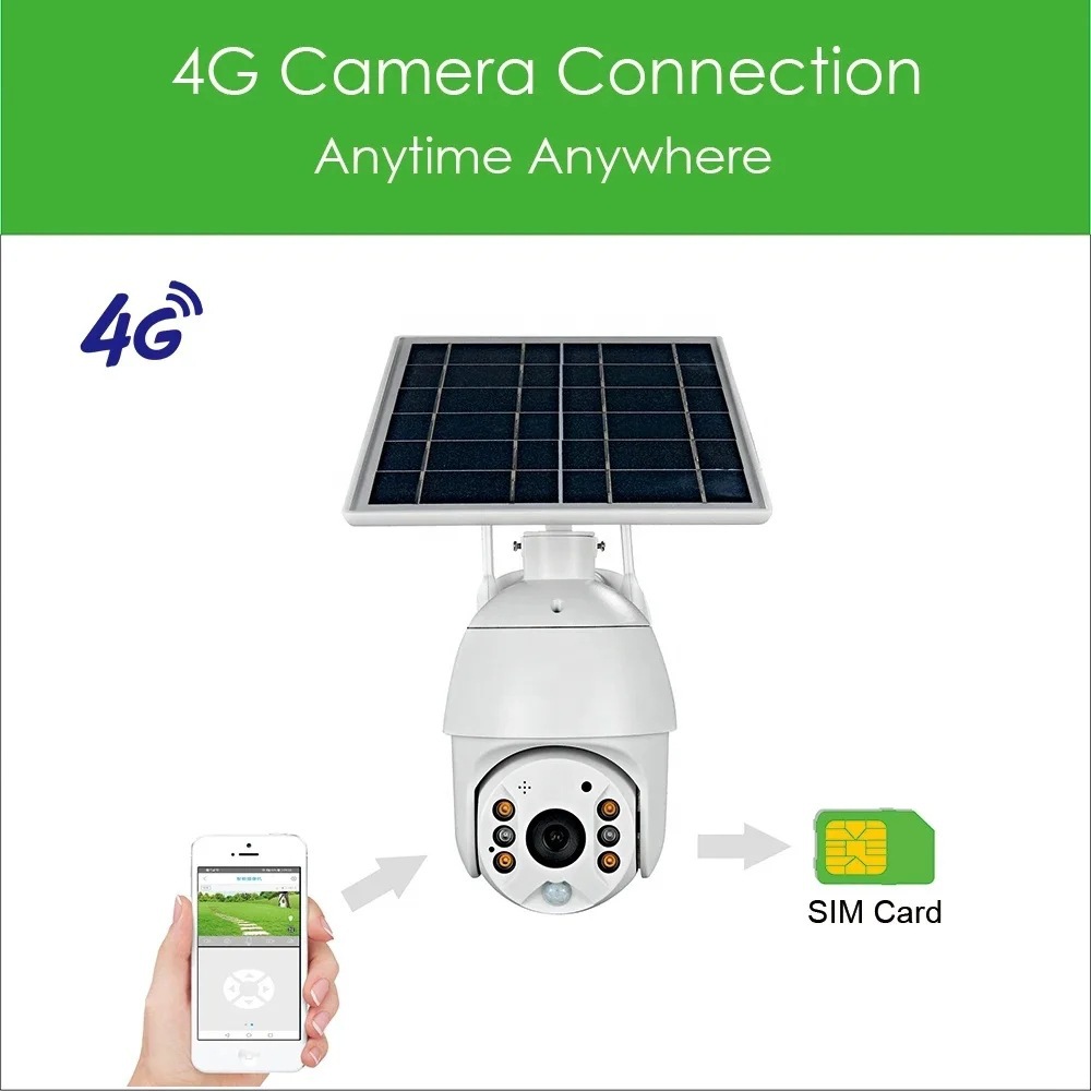 4G HD UBOX Solar-Powered Dome Surveillance Camera 3