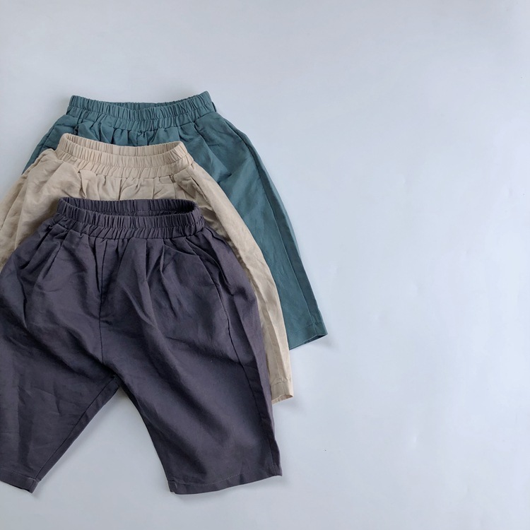 Title 4, Nuevos Pantalones de Lino Casuales para Niños R...