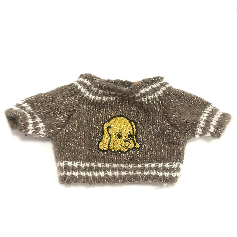 Gray Dog Head Sweater