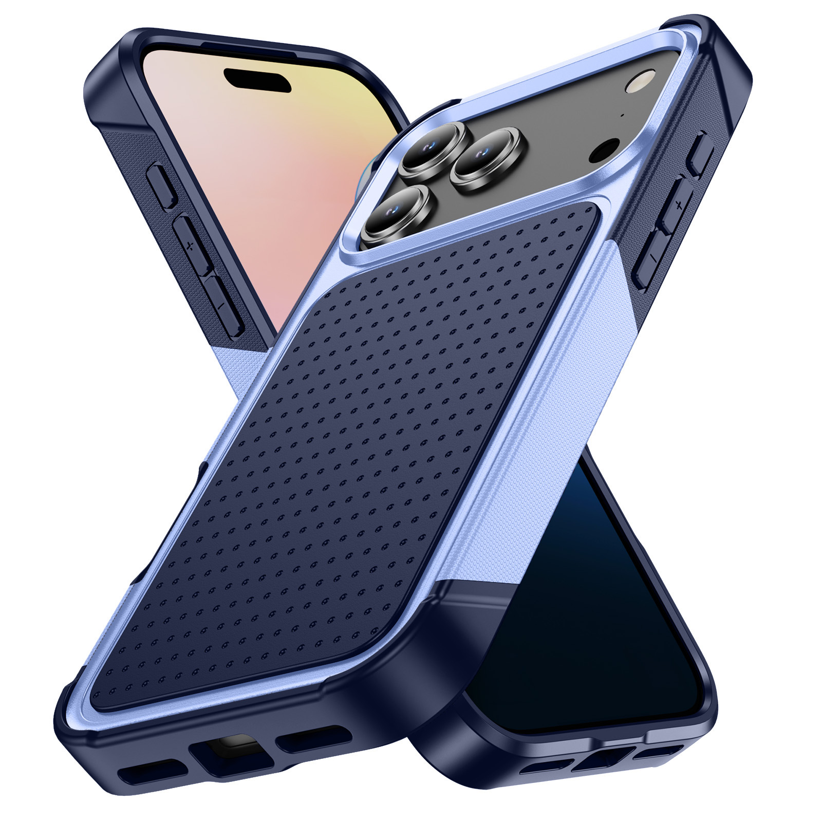 Creative Color Block Elegant Shatter-resistant Phone Case 8