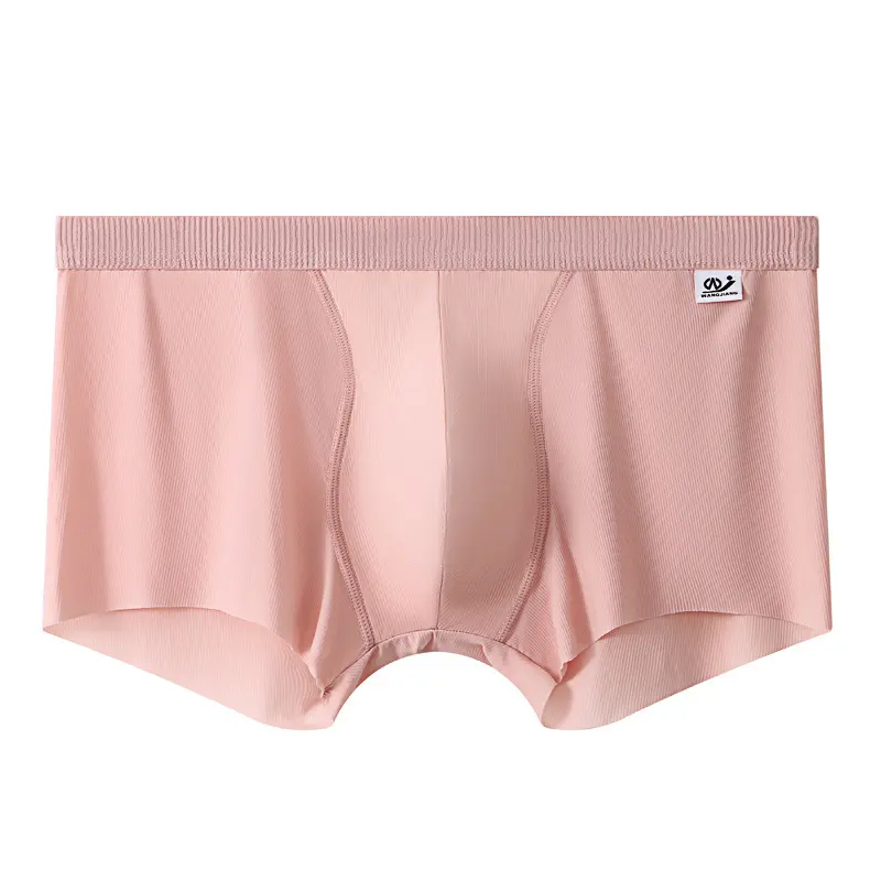 Men's Mesh Underwear Ice Silk Boxer Summer Thin Breathable