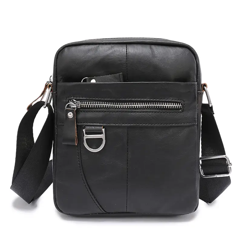 Retro Cowhide Leather Messenger Bag