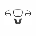 Suitable For Challenger Horse Modification Steering Wheel Sequins Decoration view 4