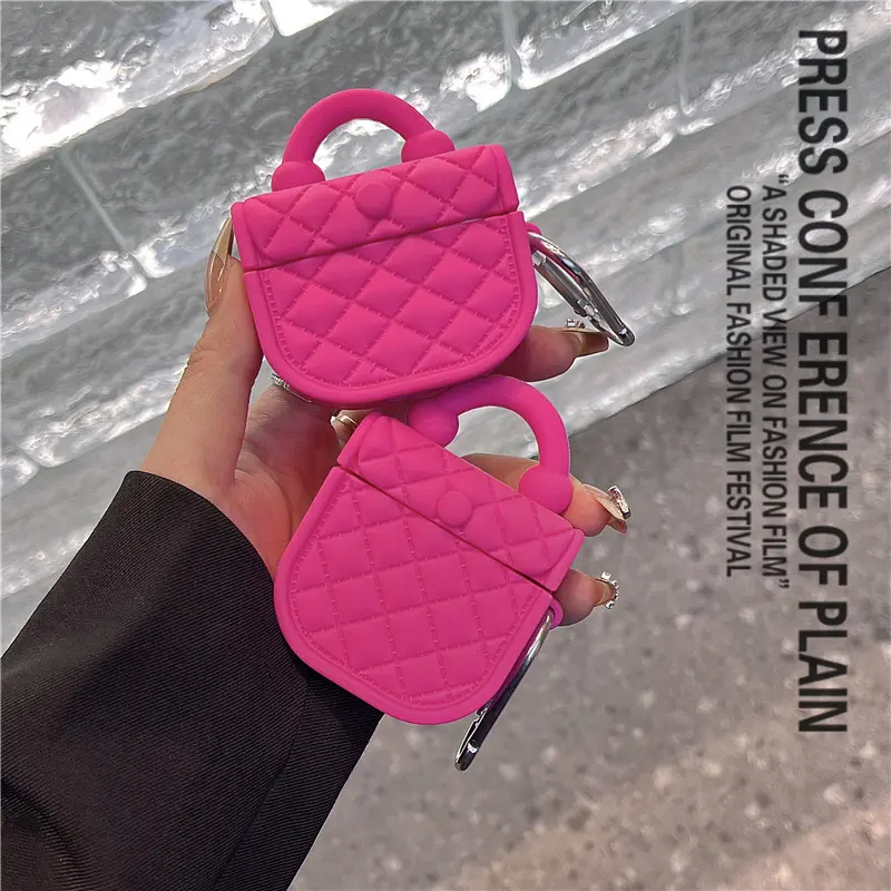 All-matching Simple Solid Color Silicone Earphone Case