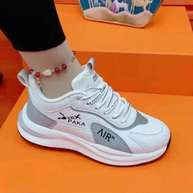 Women's Leather Breathable Soft Bottom Casual Shoes White - Shop at LoveMi
