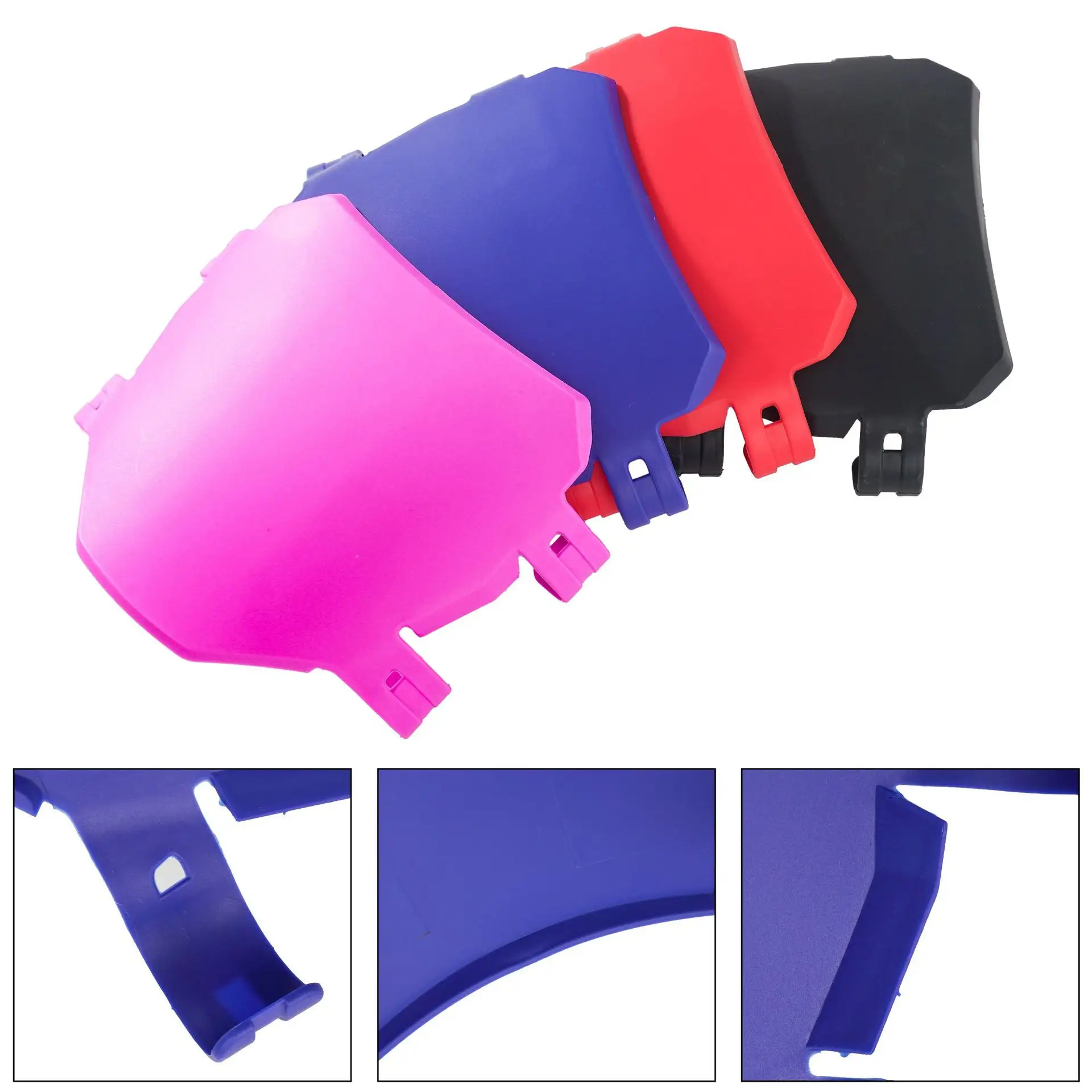 Motorcycle Modified Front License Plate Windshield Waterproof