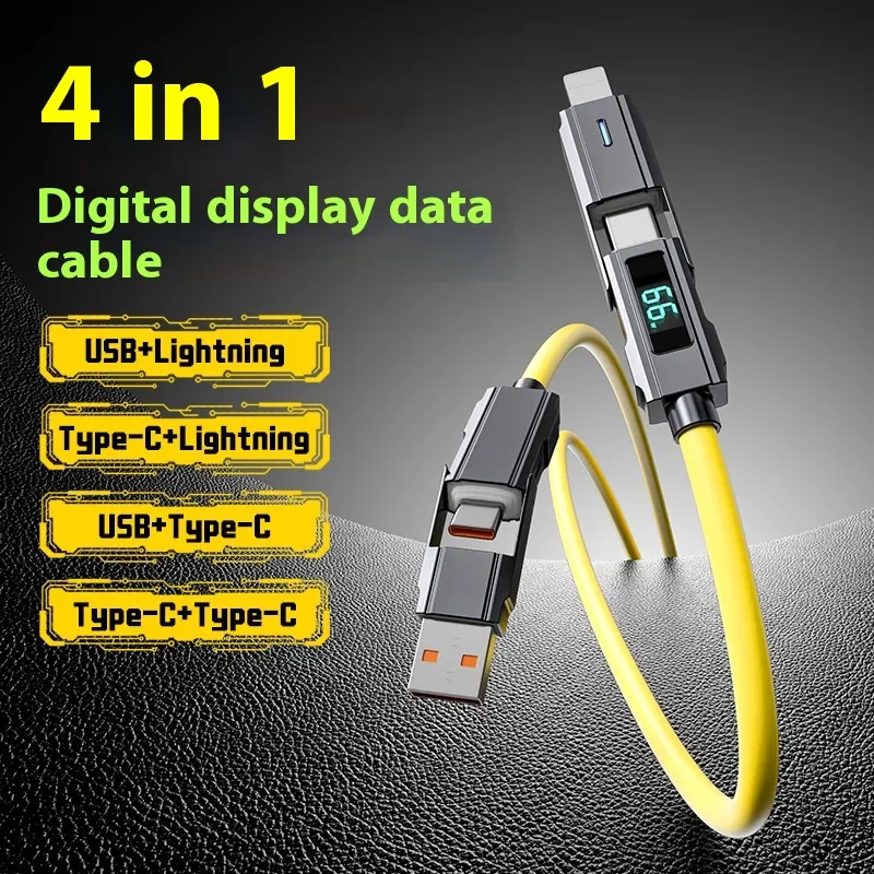 Super Fast Charge Portable PD27W100W Silicone LED