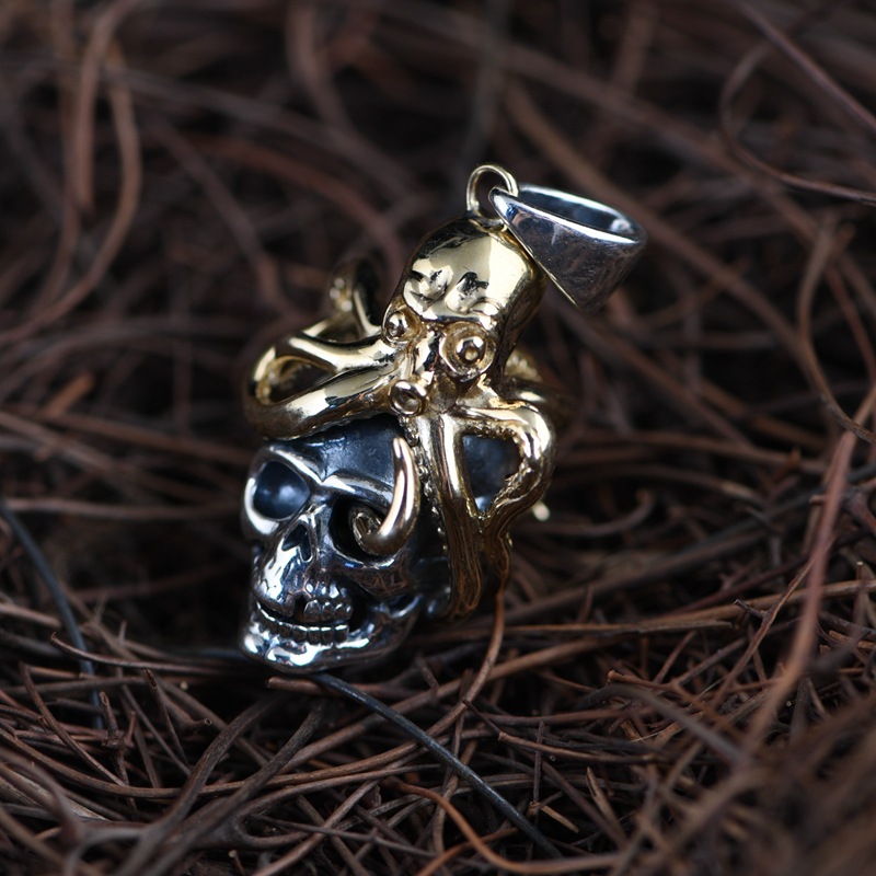Fashion Vintage Pendant Skull Men's Necklace
