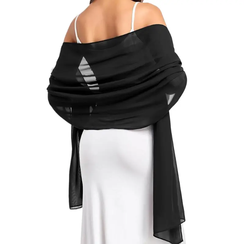 Chiffon Scarf - Lightweight Evening Gown Accessory
