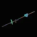 Car ECG Creative Heartbeat Motorcycle Body Bumper Decorative Stickers view 7