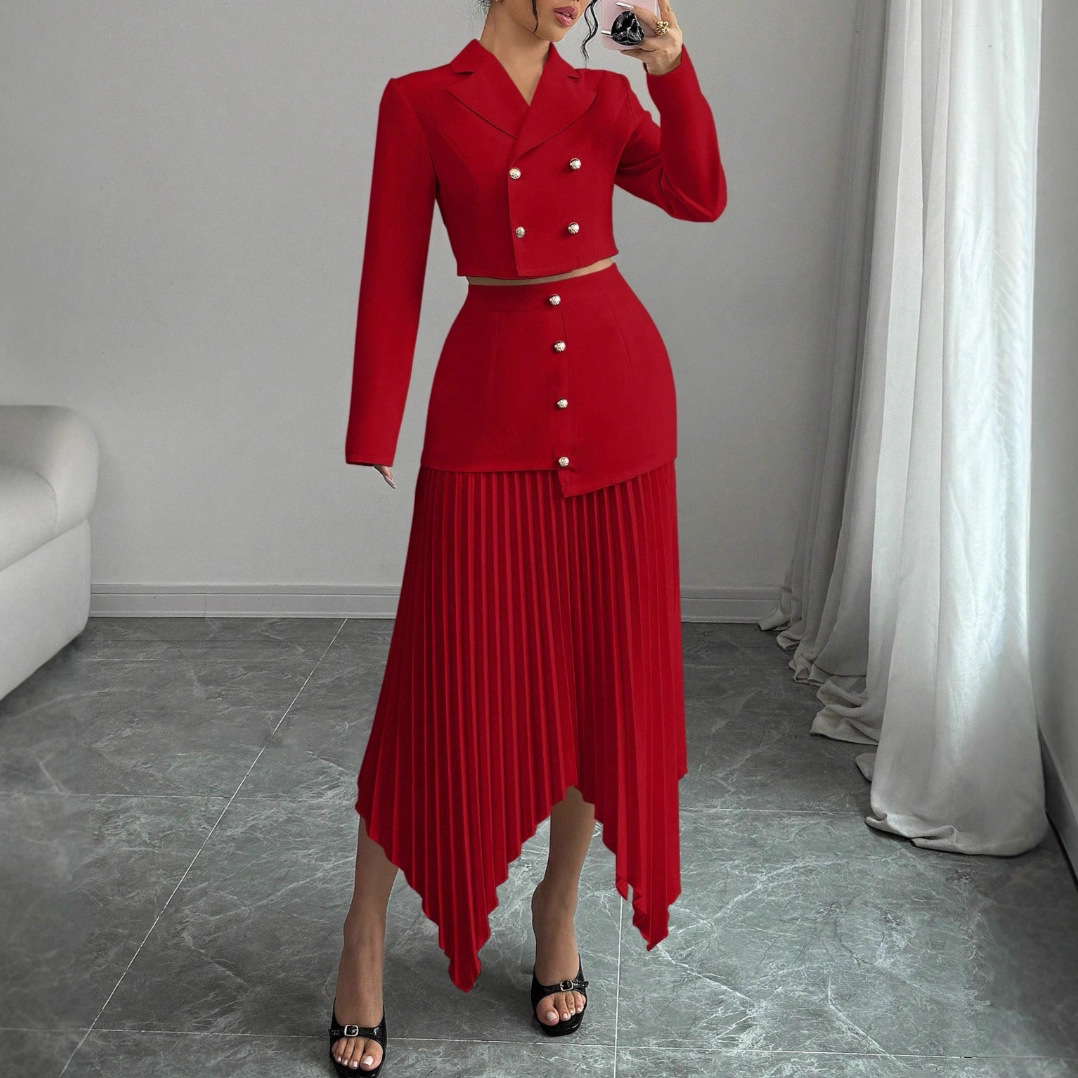 Stylish And Sophisticated Womens Suit Skirt Set